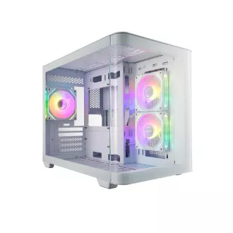 FSP S380-WA/Micro ATX/Transpar./White