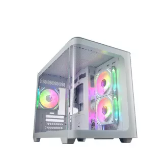 FSP S380-WA/Micro ATX/Transpar./White
