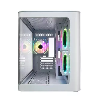 FSP S380-WA/Micro ATX/Transpar./White