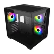 FSP S140-BA/SFF in namizni računalnik/Transpar./črna