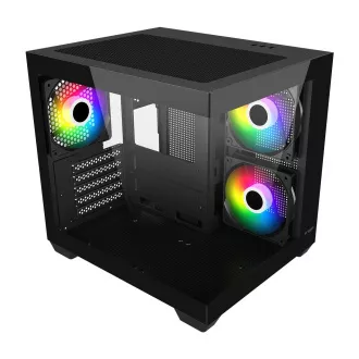 FSP S140-BA/SFF in namizni računalnik/Transpar./črna