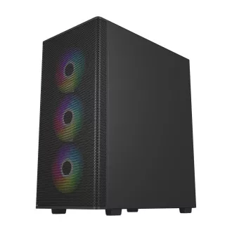 FSP M220/Midi Tower/Transpar./Črna