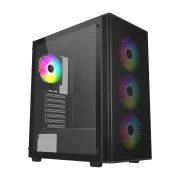 FSP M220/Midi Tower/Transpar./Črna