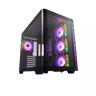 FSP M580-BA/Midi Tower/Transpar/Black