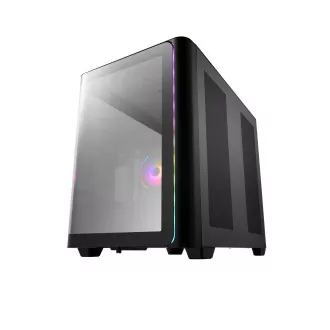 FSP M580-BA/Midi Tower/Transpar/Black