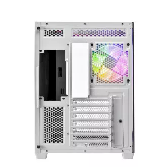 FSP M580-WA/Midi Tower/Transpar./White