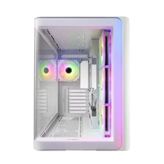 FSP M580-WA/Midi Tower/Transpar./White