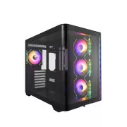 FSP M580-BP/Midi Tower/Transpar/Black