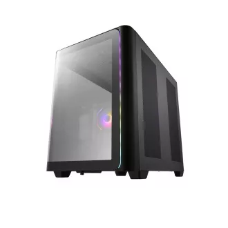 FSP M580-BP/Midi Tower/Transpar/Black