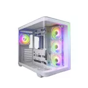 FSP M580-WP/Midi Tower/Transpar./White