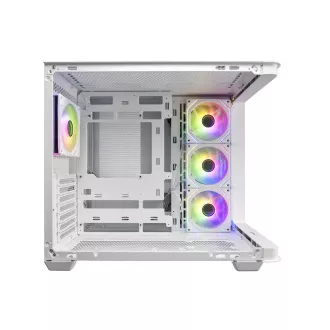 FSP M580-WP/Midi Tower/Transpar./White