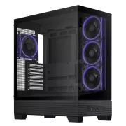 ASUS ohišje A31 PLUS TG ARGB FANS črno