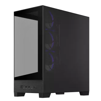 ASUS ohišje A31 PLUS TG ARGB FANS črno