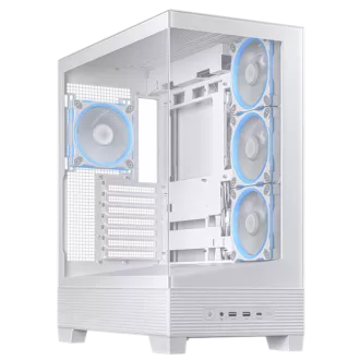 ASUS ohišje A31 PLUS TG ARGB FANS belo