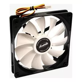 ACUTAKE ACU-FAN140 SHINE (Beli ventilator z belo krilom De Luxe)