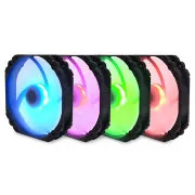 SCYTHE KF1425FD18R-P Kaze Flex 140 mm okrogel ventilator RGB PWM 300-1800 vrt/min