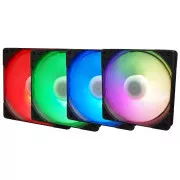 SCYTHE KF1225FD12AR-P Kaze Flex 120 mm ARGB PWM ventilator, 300-1200 vrt/min