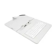 AIREN AiTab Usnjeno ohišje 4 s tipkovnico USB 10" BELO (CZ/SK/DE/UK/US... postavitev)