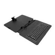 AIREN AiTab Usnjeno ohišje 4 s tipkovnico USB 10" BLACK (CZ/SK/DE/UK/US... postavitev)