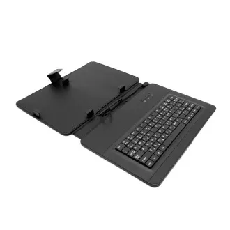 AIREN AiTab Usnjeno ohišje 4 s tipkovnico USB 10" BLACK (CZ/SK/DE/UK/US... postavitev)