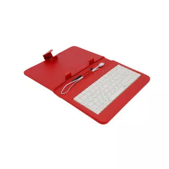 AIREN AiTab usnjeni etui 1 s tipkovnico USB 7" RED (CZ/SK/DE/UK/US... postavitev)