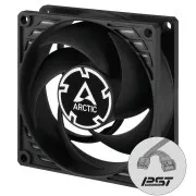 ARCTIC P8 PWM PST CO ventilator za ohišje - 80 mm standardni ventilator PWM za ohišje s tehnologijo dvojnega krogličnega ležaja