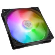 SCYTHE KF1425FD12SAR-P Kaze Flex 140 mm Square ARGB PWM ventilator 300-1200 vrt/min
