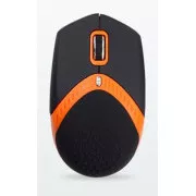 AMEI AM-M101O/Ergonomic/Optical/1 600 DPI/Wireless USB/Black-Orange