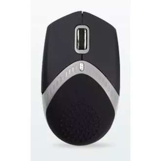 AMEI AM-M101S/Ergonomski/Optični/1 600 DPI/Wireless USB/Black-Silver