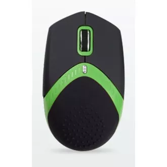 AMEI AM-M101G/Ergonomic/Optical/1 600 DPI/Wireless USB/Black-Green
