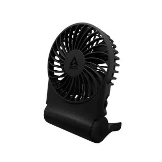ARCTIC Summair 2Go (črn) - Žepni ventilator s stojalom za polnjenje (74 ur delovanja baterije in različne