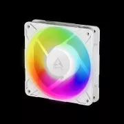 ARCTIC P12 Pro A-RGB (Bela) - 120mm ventilator A-RGB PWM z razdelilnikom kablov