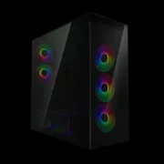 ARCTIC Xtender (Black) črno okno brez grafičnega procesorja