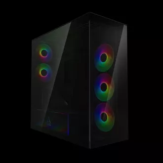 ARCTIC Xtender (Black) črno okno z grafičnim procesorjem