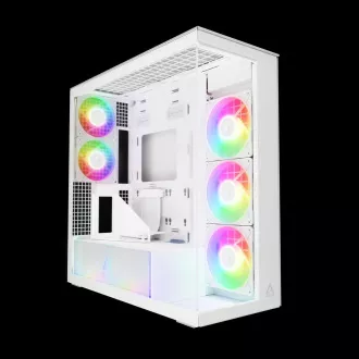 ARCTIC Xtender (White) belo okno z grafičnim procesorjem
