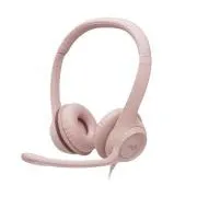 Nenadoma. komplet Logitech Stereo slušalke USB H390, roza