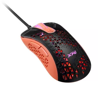 Adata XPG Slingshot Mera Edition/črna/optična/desna roka/12.000 DPI/brezžični USB/črno-oranžna