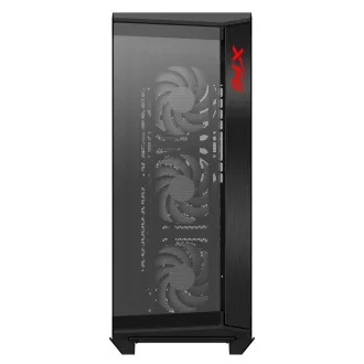 Adata XPG BATTLECRUISER II/Midi Tower/Transpar./Črna