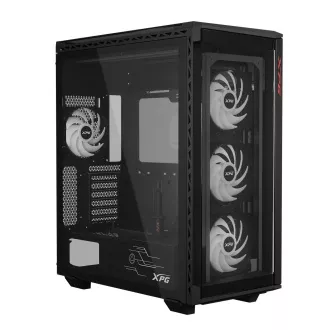 Adata XPG BATTLECRUISER II/Midi Tower/Transpar./Črna