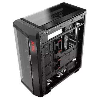 Adata XPG BATTLECRUISER II/Midi Tower/Transpar./Črna