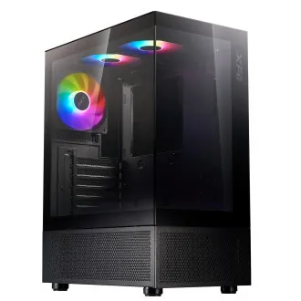 Adata XPG INVADER X MINI/Midi Tower/Transpar./Črna