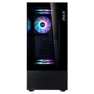 Adata XPG INVADER X MINI/Midi Tower/Transpar./Črna
