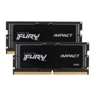 Kingston FURY Impact/SO-DIMM DDR5/32GB/6000MHz/CL38/2x16GB/črna Kingston FURY Impact/SO-DIMM DDR5/32GB/6000MHz/CL38/2x16GB/črna