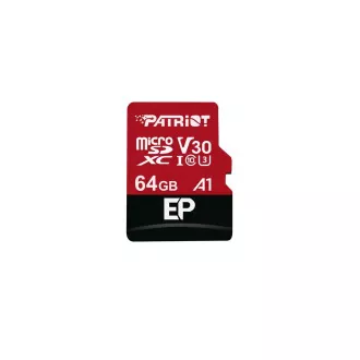 Adapter Patriot V30 A1/micro SDXC/64GB/UHS-I U3/Class 10/