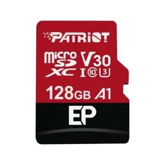 Patriot V30 A1/micro SDXC/128GB/UHS-I U3/Class 10/ adapter Patriot V30 A1/micro SDXC/128GB/UHS-I U3/Class 10/ adapter
