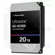 WD Ultrastar DC HC555/20TB/HDD/3,5"/SATA/M.2 SATA/7200 vrtljajev na minuto/Srebrna/5R
