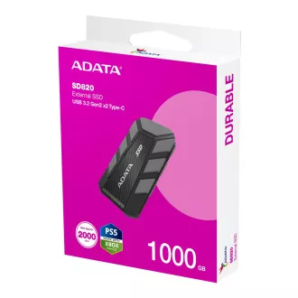 ADATA SD820/1TB/SSD/External/Grey/5R