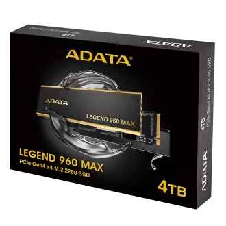 ADATA LEGEND 960 MAX/4TB/SSD/M.2 NVMe/črna/ hladilnik/5R