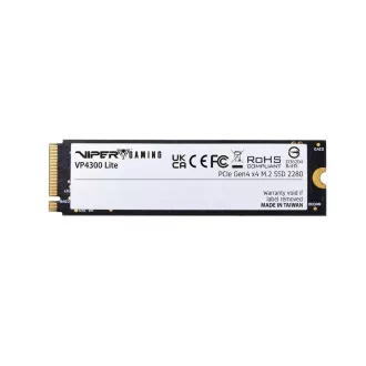 PATRIOT VP4300 Lite/4TB/SSD/M.2 NVMe/Black/5R