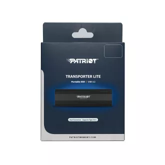 Patriot TRANSPORTER Lite/1TB/SSD/External/Black/3R